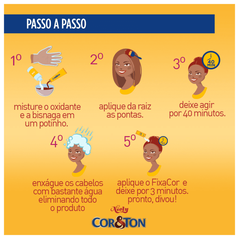 Coloração Cor&ton Castanho Medio 4.0 coloracao-cor-ton-castanho-medio-4-0
