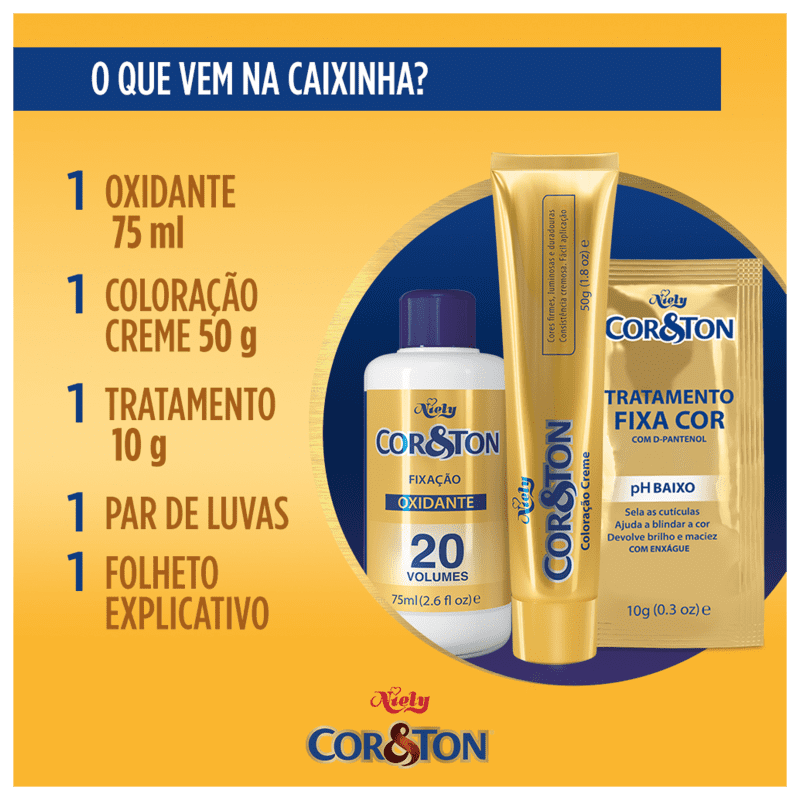 Coloração Cor&ton Castanho Medio 4.0 coloracao-cor-ton-castanho-medio-4-0