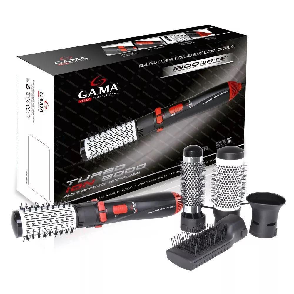 Escova Modeladora Gama Turbo Ion Rotativa 220V escova-modeladora-gama-turbo-ion-rotativa-220v