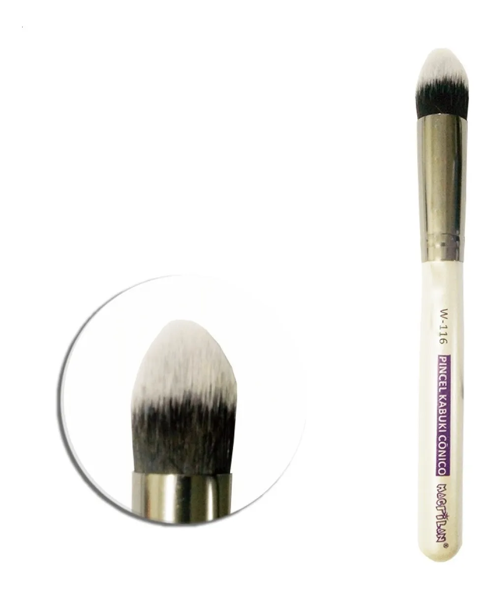 Pincel Kabuki Conico Macrilan Ref W116 pincel-kabuki-conico-macrilan-ref-w116